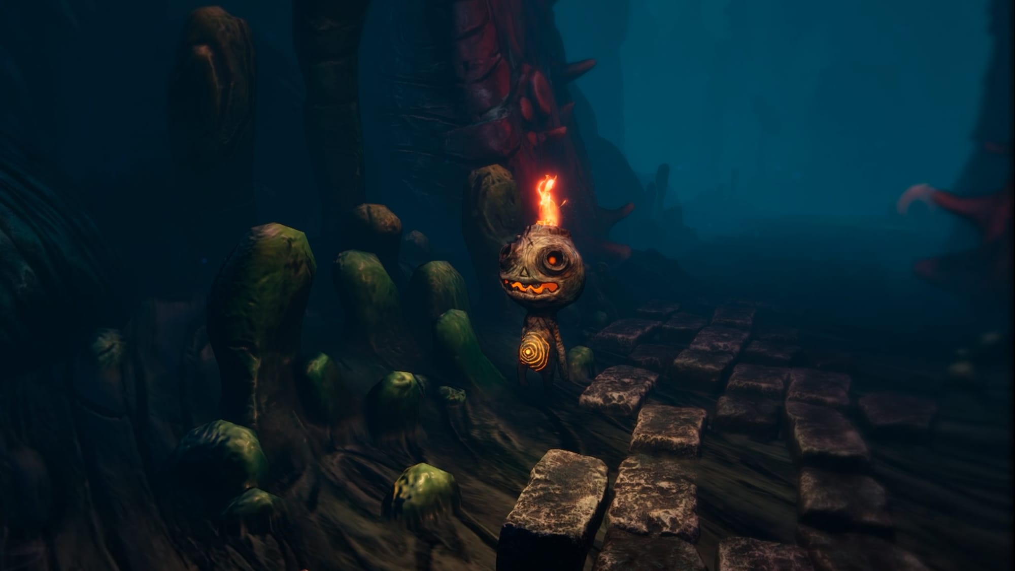 The Midnight Walk screenshot shows Potboy walking down an uneven path